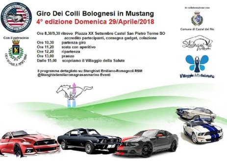 Giro dei Colli bolognesi - Mustang Register of Italy MRI