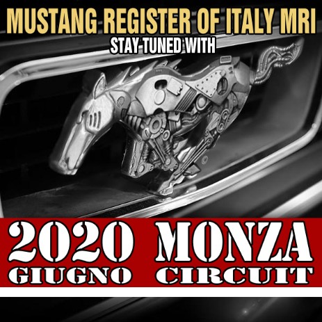 Monza Circuit 2020 con Mustang Register of Italy MRI