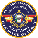 Logo Mustang Register of Italy - Registro nazionale Ford Mustang - Registry italiano