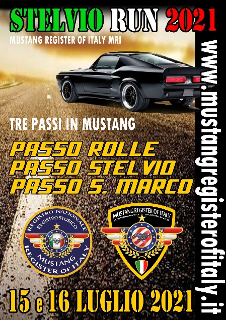 Mustang Register of Italy MRI - Stelvio Run 2021 - Tre passi in Mustang